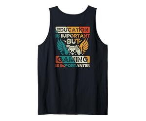 L'éducation est Importante mais Le Jeu est importateur (à l'arrière) Débardeur
