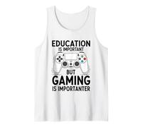 L'éducation est Importante mais Le Jeu est importateur Débardeur