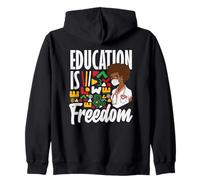 L'éducation est la liberté de l'histoire des Noirs Sweat à Capuche