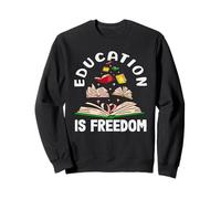 L'éducation est la liberté Mois de l'histoire des Noirs Sweatshirt