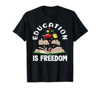 L'éducation est la liberté Mois de l'histoire des Noirs T-Shirt