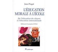 L'éducation morale à l'école