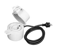 LEDVANCE Prise commutable intelligente pour l'extérieur avec technologie WiFi, avec mesure de puissance, compatible avec Google et Alexa Voice Control, commande via télécommande possible, pack de 1