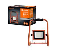 LEDVANCE Worklight LED rechargeable - 110° Projecteur de chantier LED 10W, 800 Lumens, 4000 K blanc froid, IP 44, tête de lampe pivotante, lampe pour l'extérieur et l'intérieur