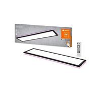 LEDVANCE Plafonnier LED noir, 30W, 1700LM, 3000-6500K, 100x25 cm, applique à gra