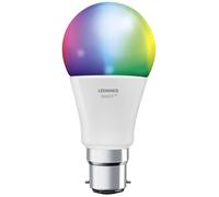 LEDVANCE 4058075729049 LED CEE F (A - G) B22d forme de cône 9 W = 60 W de blanc chaud à blanc froid, RVBB (Ø x H) 60 mm x 60 mm