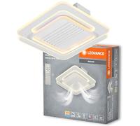 LEDVANCE 4099854397677 Ceiling Fan Grill Square 55W CCT WTLEDV, Steel|Plastic, 55 W, Blanc, Carré