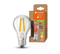 LEDVANCE Ampoule à économie d'énergie à LED, ampoule à filament, E27, blanc chaud (3000K), 5 watts, remplace une ampoule de 75W, très efficace et économe en énergie, pack de 6