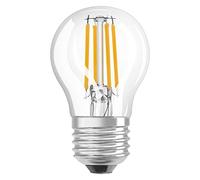 LEDVANCE Ampoule LED intelligente avec Bluetooth ampoule E27 à filament clair en forme de goutte, gradable, blanc chaud (2700K), remplace les ampoules de 40W, contrôlable avec Google et Alexa, 1-Pack