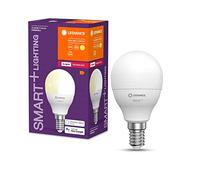 LEDVANCE Ampoule LED intelligente avec technologie ZigBee, E14-base, aspect mat ,Blanc chaud (2700K), 470 Lumen, Remplacement de la traditionnelle 40W-Ampoules 4-Pack