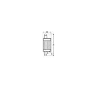 LEDVANCE Ampoule LED R7s LED Line 78 mm 11,5 W 1521 lm 300° 827 Blanc très chaud Éq. 100W