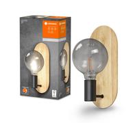 Ledvance Applique décorative 1xE27 max 8W bois - LUM757080 [EEK: Non conforme]
