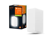 LEDVANCE Applique d'extérieur ENDURA Classic Square Updown, blanc, culot GU10 (max 35W), peut être équipée d'une lampe normale ou intelligente, types down ou up/down, protection IP44