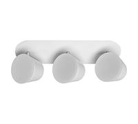 LEDVANCE Applique et plafonnier LED avec 3 spots pour la salle de bain en aluminium, couleur de lumière réglable via interrupteur mural (blanc chaud ou blanc froid), IP44, 3x7W One size