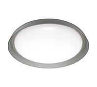 LEDVANCE Applique et plafonnier LED intelligents pour une utilisation en intérieur avec technologie WiFi, couleur de la lumière variable(3000K-6500K), gris, 43cm, compatible avec Google et Alexa,ORBIS
