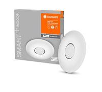 LEDVANCE Applique et plafonnier LED intelligents pour une utilisation en intérieur avec technologie WiFi, couleur de la lumière variable(3000K-6500K), blanc, 41cm,compatible avec Google et Alexa,ORBIS