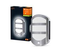 LEDVANCE Applique et plafonnier LED, luminaire design en optique plate pour extérieur avec détecteur de mouvement, blanc chaud (3000K), 13W, ENDURA STYLE PLATE WALL SENSOR