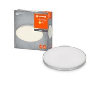 LEDVANCE Applique et plafonnier LED, panneau lumineux sans cadre pour usage intérieur, blanc chaud (3000K), 19W, rond de 300 mm de diamètre, PLANON FRAMELESS ROUND