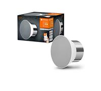 LEDVANCE Applique extérieur WiFi SMART+ 10W 850lm gris, blanc chaud 3000K et 16 millions de couleurs, boîtier en acier inoxydable, contrôlable par application, compatible avec Amazon, Google, etc.