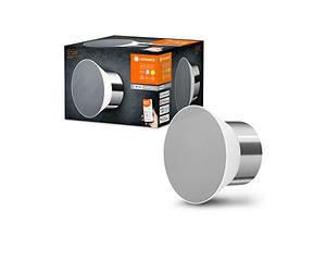 LEDVANCE Applique extérieur WiFi SMART+ 10W 850lm gris, blanc chaud 3000K et 16 millions de couleurs, boîtier en acier inoxydable, contrôlable par application, compatible avec Amazon, Google, etc.