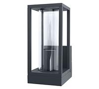 LEDVANCE Lampe murale ENDURA – pour ampoule 1x E27, éclairage direct, aluminium et verre, extérieur