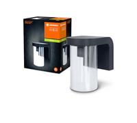 LEDVANCE Applique murale à LED pour 1x ampoule E27, luminaire design au look moderne pour éclairage direct, en aluminium de haute qualité et verre transparent, ENDURA CLASSIC CASCADE Wall E27 CLR