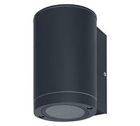 LEDVANCE Applique murale à LED pour 1x source lumineuse GU10, éclairage pour l'extérieur, pour éclairage indirect unilatéral, en aluminium de haute qualité gris foncé, ENDURA BEAM Wall UpDown GU10