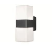 Ledvance Endura Pro Cube Applique LED Smart+, gris foncé, 2 foyers Ce luminaire comporte des modules à LED prémontés de classes énergétiques A A++, A+, A