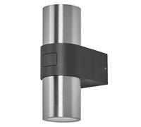 LEDVANCE Applique murale WiFi SMART+ Outdoor, 10W, 800lm, argentée, avec lumière