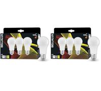 LEDVANCE BELLALUX Lampe à LED, E27-base, optique dépolie,Blanc chaud (2700K), 1055 Lumen, Remplacement de la traditionnelle 75W-Ampoules 3-Pack (Lot de 2)
