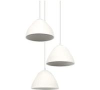 LEDVANCE blanc 3-flamme luminaire suspendu décoratif Camel Bell en métal et papier mâché - E14 - diamètre 437 mm - abat-jour en matériau recy urable grâce à une source lumineuse remplaçable - in