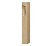 LEDVANCE Borne extérieur WiFi SMART+ 7,5W 600lm bois, avec lumière blanche chaud