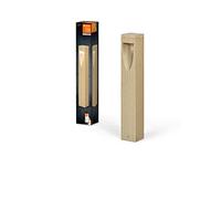 LEDVANCE Borne extérieur WiFi SMART+ 7,5W 600lm bois, avec lumière blanche chaude (3000K) et 16 millions de couleurs, contrôlable par application, compatible avec Amazon, Google, etc.