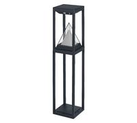 LEDVANCE Borne solaire extérieure Bluetooth SMART+, blanc chaud 3000K et couleur