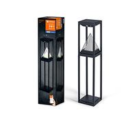 Applique Extérieure Lumineuse En Aluminium Noir, 70cm Noir
