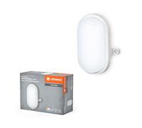 LEDVANCE Bulkhead LED 4W/7W/9W CCT Blanc IP65, applique/plafonnier avec cage de protection, éclairage de sous-sol, éclairage étanche