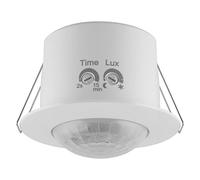 LEDVANCE Capteur pour montage au plafond, rayon de détection de 360 degrés, classe de protection IP20, blanc, SENSOR PLAFOND FLUSH