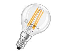 LEDVANCE Ampoule LED Classic E14 Poire Filament Claire 4W 470lm 827 Blanc très chaud Équivalent 40W