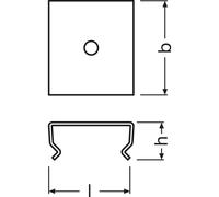 Ledvance Clip PM02/MB Pack 2 Profilé Aluminium pour Bandes LED Standard - Éclairage Intérieur