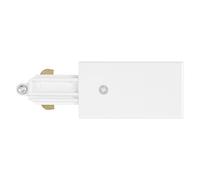 LEDVANCE Connecteur conducteur principal TRACKLIGHT, blanc, dirige l'alimentation de la prise de courant vers le système de rail, design moderne de type loft