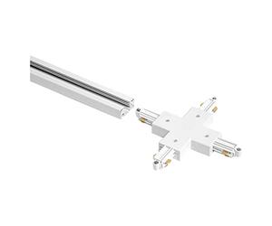 LEDVANCE Connecteur croisé optionnel TRACKLIGHT, blanc, pour connecter quatre rails d'alimentation qui se rencontrent en un seul endroit, design moderne de type loft, pour différents arrangements