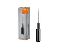 LEDVANCE Cylindre de pendentif en lampe à track, feux de pendule de rail avec douille GU10, tension nominale: 220… 240 V, noir, hauteur: 1500,00 mm, type de protection: IP20, garantie: 5 ans