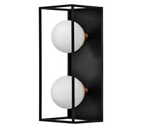 LEDVANCE DECOR Applique salle de bain carrée IP44, noir, G9