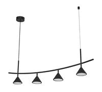 LEDVANCE Decor Fuji 4xPendant, 13W, 3000K en noir