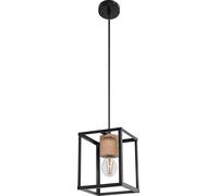 LEDVANCE DECOR Nairobi Luminaire suspendu, noir, avec culot E27 pour un remplacement facile de l'ampoule, peut être équipé d'une ampoule simple ou intelligente, classe de protection IP20