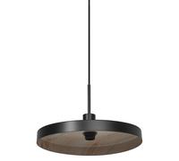 LEDVANCE Decor Plate Pendant E27, bois noir.