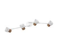 LEDVANCE DECOR SPOT CORK 4 x 3 - 4W - 920lm - blanc - spot - têtes réglables - utilisation polyvalente - spot intérieur - LED remplaçables - dimmable - lumière chaude - GU10.} Blanc G