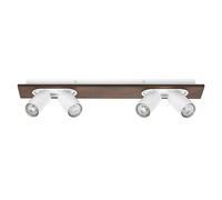 LEDVANCE DECOR SPOT MERCURY 4 x 3,4W, 920lm, aspect bois, blanc, spot, têtes rég