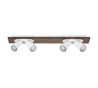 LEDVANCE DECOR SPOT MERCURY 4 x 3,4W, 920lm, aspect bois, blanc, spot, têtes rég