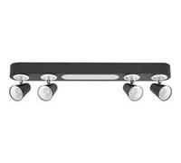 LEDVANCE DECOR SPOT NEPTUNE 27W - 1.280lm - noir - spot - têtes réglables - utilisation polyvalente - spot intérieur - lumière chaude - optique de haute qualité - montage facile.} Blanc G